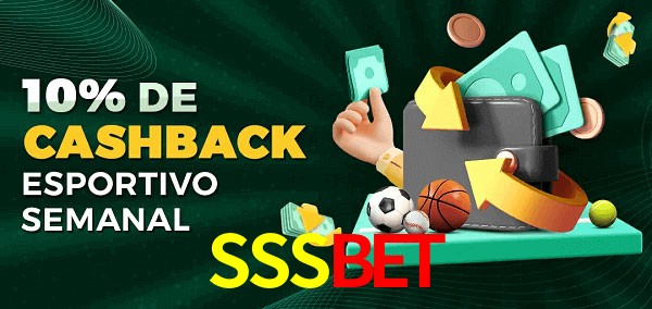 10% de bônus de cashback na SSSBET